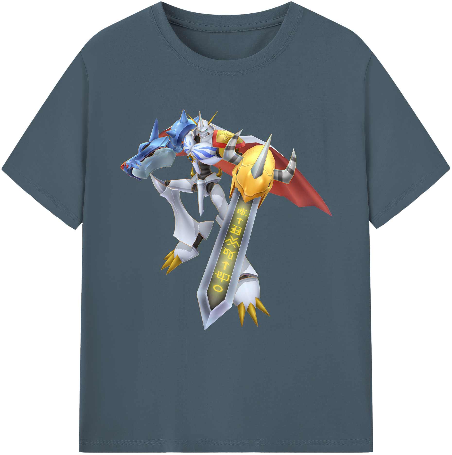 （画像用） Digimon デジタルモンスター/デジモン 綿100％半袖Tシャツ（フロントプリント）